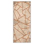Conceptum Alfombra Crema y Naranja 100 x 150 cm